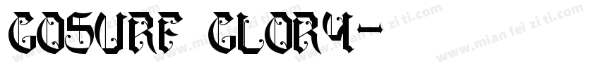 GOSURE GLORY字体转换